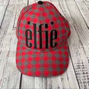 The Accessory Collective Elfie Plaid Baseball Hat.